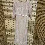 JS Collections  Pale Pink /Blush Beaded Maxi Dress Size‎ 8 Photo 1