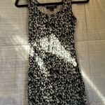 Forever 21 Tight Short Black And White Patterned Body Con Dress Photo 0