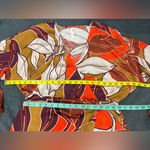 Anthropologie Floral Printed Midi, Long Sleeve Dress Size L Photo 2