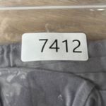 LOGO By Lori Goldstein  Dress Gray‎ Midi Womens Medium Short Sleeve Tiered Casual Photo 7