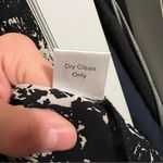 Parker 100% Silk Asymmetrical Button Front Long Sleeve Blouse Photo 5