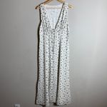 Reformation  Ceara Floral V-Neck Midi Dress Women's 8 White Blue Cottagecore NWOT Photo 6