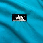 Woolrich Vintage 80s ‎ Down Puffer Vest “The Woman” Fleece Lined Teal Pink Size M Photo 4