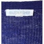 Eileen Fisher Blue Long Sleeve Hi Low Scoop Neck Thin Sweater ~ Women's L (?) Photo 4
