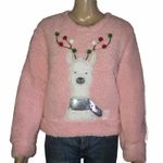 Urban Heritage Sherpa Fleece Christmas Llama Top Photo 0