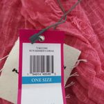 Vince Camuto Natural Sun Kissed Coral Cardigan Cover Up Beach Vacation Size OS Photo 7