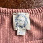 Francesca's Blue Rain Pink Crop Top Photo 2