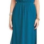 Show Me Your Mumu  Collette Collar Maxi Dress in Deep Jade Chiffon Size Large Photo 0