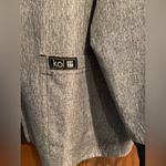 Koi Lightweight Scrubs Jacket Long Sleeve Gray 3X Photo 3