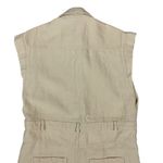 IRO  Paris Utility Romper Sleeveless Yellow Linen Blend Size 38 Photo 4
