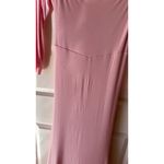 Maternity Dress Size S Off Shoulder Slim Fit Maxi Dress Photoshoot. Pink Photo 5