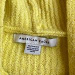 American Eagle Lemon Yellow Oversize Crop Hooded Sweater Size XS Photo 2