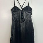 Wild Fable NWT  Black Satin Corset Sleeveless Mini Dress Size XS Photo 8