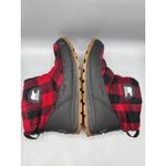 Sorel  Boots Whitney Womens 7  Buffalo Plaid Waterproof Winter  Red Black Photo 8