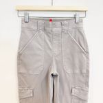 Spanx  Stretch Twill Ankle Cargo Pants Desert Dune Womens Small Photo 3