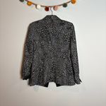 Carlisle  leopard print flecked velvet blazer jacket Photo 5