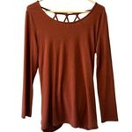 Anthropologie She + Sky Pullover Womens Size Small Peasant Open Back Blouse City Photo 0