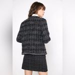 J.ING Black Tweed Round Neck Jacket Outwear Size XXL NWT Photo 4