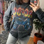 Daydreamer  AC/DC For Those About To Rock Long Sleeve Shirt Gray Size Medium Photo 1