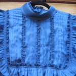 Hunter Bell NWT  Ruffle Long Sleeve Mini Dress Photo 4