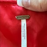 Free People  *Rare* Red Ruffled V-Neck 100% Silk Mini Dress Size 4 Photo 8