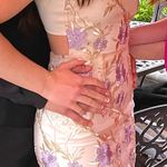 Lucy in the Sky mini purple lace dress S Photo 2