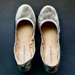 Lucky Brand Women’s Silver Light Gold Ballet Flat Shoes‎ Sz 10 Minimalist Quiet Luxury Comfy Photo 2