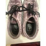 Vans Purple VELVET VELOUR Skate Shoes Women Size 8-1/2 Mens Size 7 Photo 2