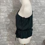 Cloth & Stone Luxe Satin One Shoulder Top in green Photo 2