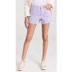 frame denim NWT Le Brigette Raw Shorts Lilac Sz 25 $198 Photo 4