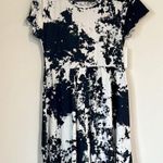 Abound NWT  by Nordstrom Black & White Short Sleeve Casual Shirt Dress - S Photo 1