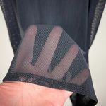 La Blanca  Swim Coverup Womens Large Black Mesh Netting Sleeveless Mini Sheer‎ L Photo 5