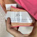 J. Crew Womens Bikini Bottom Large Pink Curved High Waist Cheeky Barbie NWT Photo 1