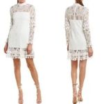 Alexis  Callisto White Lace Mini Dress Photo 8