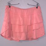 Ideology Flounce Skort Pink Layered Skirt short lined zip back Photo 1