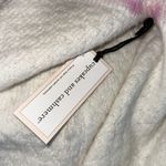 NWT Cupcakes & Cashmere Heart Print Hooded Sweater Matching Socks White Size M Photo 4