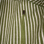 Pilcro Anthropologie  Green Wharfside Striped Hoodie 100% Cotton Size M Photo 6