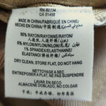 Herve Leger Gold Coated Knit Mini Skirt Bodycon Fitted Size S Photo 4