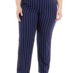 Kasper Plus Size Pinstriped Mid Photo 0
