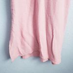 Anthropologie Stitchdrop Leyla Sugar Pink Cotton Gauze Ruffle Dress Photo 2