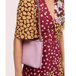 Kate Spade  Polly Small Convertible Crossbody Blush Pink Leather Handbag Chain Photo 2