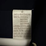 Dana Buchman  Floral Tunic Blouse Jacket Size‎ 8 black tan With Side Slits Photo 3