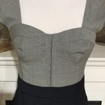 Rebecca Taylor  Navy/Gray 2 Tone Bustier Dr… Photo 4