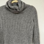 Theory  Grey Cashmere Ribbed Turtleneck Sweater Womens XS Gray Fall Preppy Photo 1