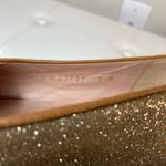 Stuart Weitzman Gold Sparkle Glitter Loafers Flats Size 9 Festive Holiday Photo 8