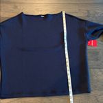 Spanx New With Tags  Air Essentials Classic Navy Boat Neck Tee Sz S Photo 7