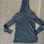 Gap Body Women’s Grey Knit Hoodie Size Large Gray Photo 1