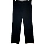 Eileen Fisher Ponte Pants Pull-On Elastic Waist Slim Fit Stretch Black Petite S Photo 1
