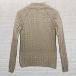 Banana Republic Cable Knit Cardigan S Cashmere Wool Tan Photo 2