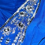 Hailey Logan Woman’s one shoulder dress with all over ruching royal blue size 12 Photo 7